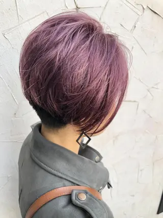 ショート カラー ヘアアレンジ ✨前田 優・2拠点✨ ✨恵比寿・札幌店✨のヘアスタイル