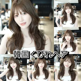 ロング Nanako。/韓国 ハッシュカットのヘアスタイル