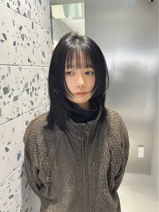ミディアム カラー 矢野 晃平のヘアスタイル