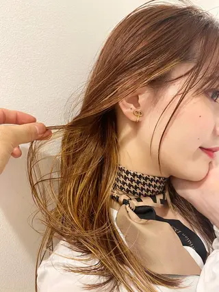ロング ケイジ✨透明感 /艶カラー✨のヘアスタイル