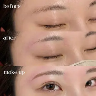 アイブロウ MAI˚୨୧⋆. エクステ⌇束感まつ毛のマツエク・マツパデザイン