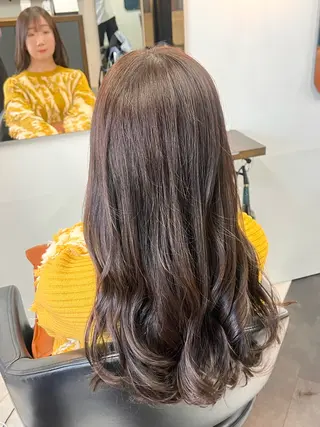 セミロング カラー 💫似合わせカット 💫かずはのヘアスタイル