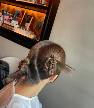 ヘアアレンジ 髪の家 tikiのヘアスタイル