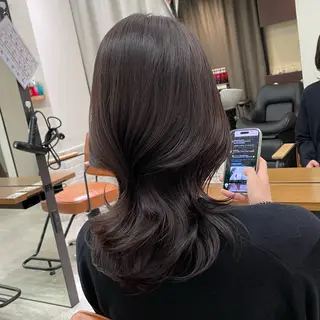 セミロング 縮毛矯正•美髪矯正 🔅シュンのヘアスタイル