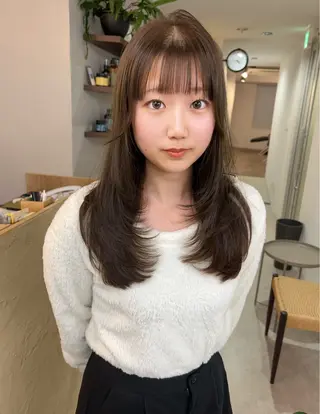 ロング カラー 韓国レイヤー/ハイ トーン/優太のヘアスタイル