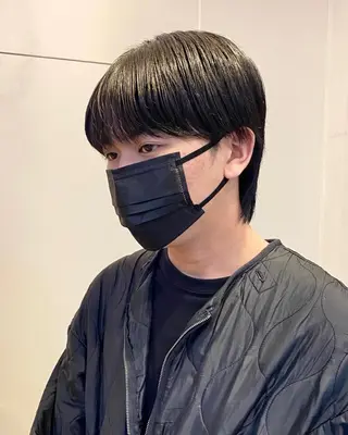 ショート メンズ JINKIメンズ特化 メンズカットパーマのヘアスタイル