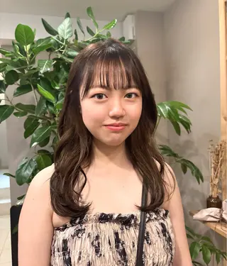 ロング 似合わせカット/ 艶カラー/いらみなのヘアスタイル