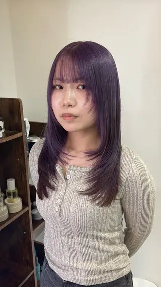 セミロング 🐺YuTo🐺カラ ーリスト/Aujuaのヘアスタイル