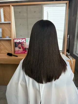 ロング カラー パーマ 誰より丁寧なカット/ 小林輝/レイヤーのヘアスタイル