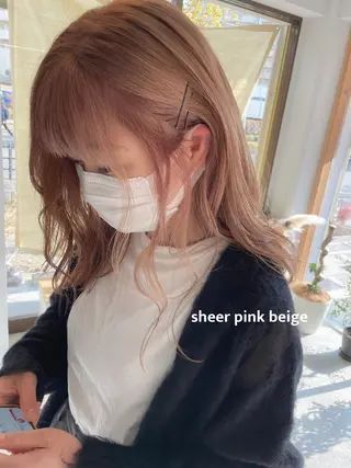 セミロング カラー パーマ メンズ cipre miyabiのヘアスタイル