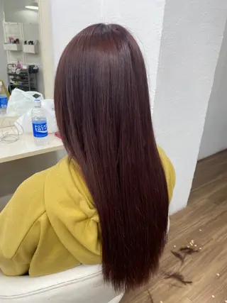 ロング カラー GLOSS 心斎橋 山上のヘアスタイル