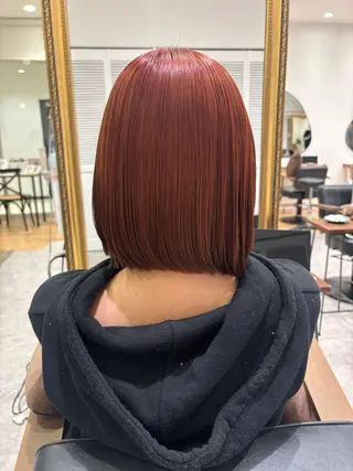 カラー 🍎エクステ/暖色 カラー🍎あyaかのヘアスタイル