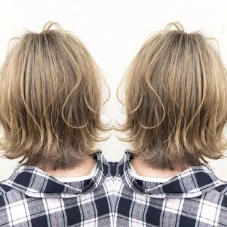 ショート カラー EARTH 越谷店のヘアスタイル
