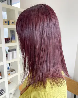 セミロング カラー mir MIYUのヘアスタイル