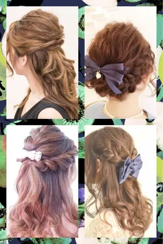 ミディアム セミロング ロング 小顔美肌&ヘアメイク 丸山紗來のその他イメージ