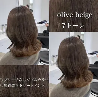 カラー 🤍ブリーチなし ブラウンhimi🤍のヘアスタイル