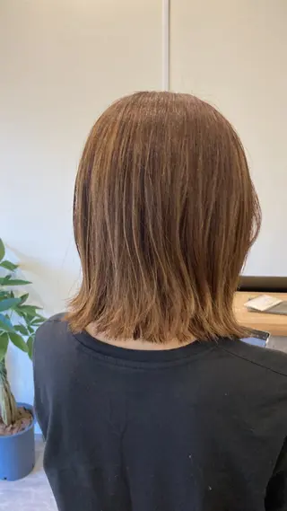 ミディアム カラー 小島 光人のヘアスタイル