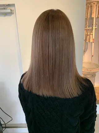 ミディアム カラー 船津武俊 フナツタケトシのヘアスタイル