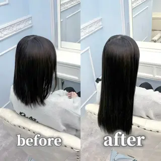 ロング 新宿 コットンのヘアスタイル