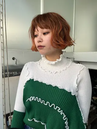 ショート カラー eri kinjoのヘアスタイル