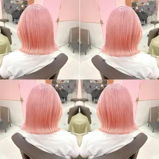 セミロング カラー ダブルカラー特化💍 tiam💍韓国ヘアのヘアスタイル