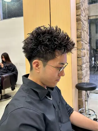 パーマ メンズ mens骨格矯正/ 理論パーマ/yuyaのヘアスタイル