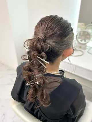ロング ヘアアレンジ ヘアセット専門店 Rのヘアスタイル