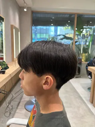 パーマ 縮毛矯正& 透明感カラー✨レオのヘアスタイル