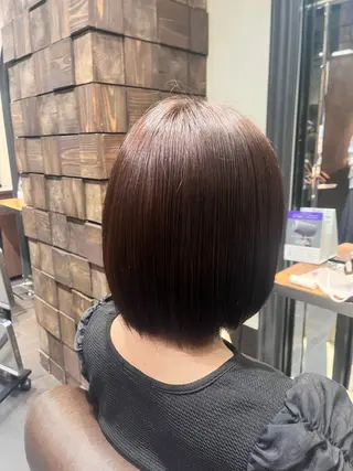 ショート カラー MINX似合わせボブ 髪質改善/岩城槙乃介のヘアスタイル