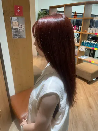 ロング 坂田 康介のヘアスタイル