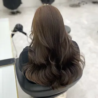 セミロング カラー パーマ ヘアアレンジ メンズ キッズ 💖横浜ブリーチなし 💖MIHOのヘアスタイル