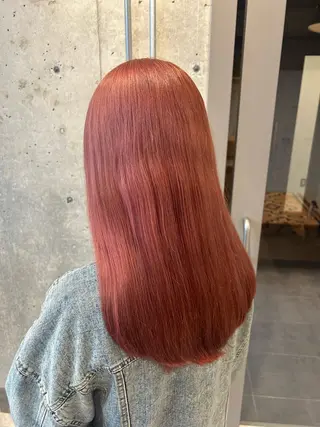 ロング カラー 🤡暖色レイヤー 🤡みさきのヘアスタイル