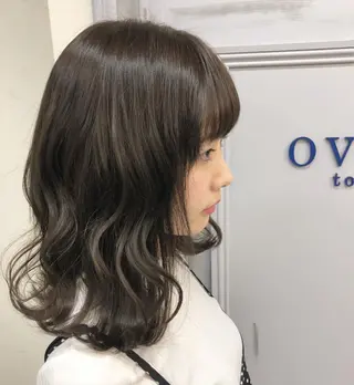 ミディアム カラー 松田 和樹のヘアスタイル