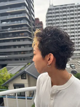 ショート パーマ メンズ 博多メンズヘア特化 ベップハルキのヘアスタイル