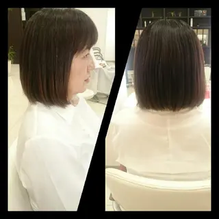 ミディアム キンジョウ エナミのヘアスタイル