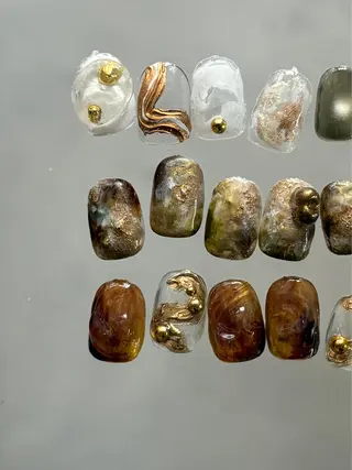 ネイル 亀戸8 HACHI スタッフのネイルデザイン