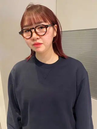 ミディアム カラー mai / linoah˚✧のヘアスタイル