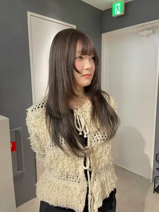 ロング カラー 透明感カラー/レイヤ ー/艶髪/NENEのヘアスタイル