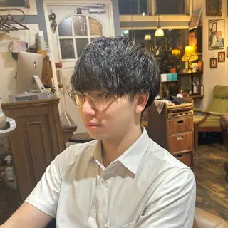 ミディアム メンズ BRITS 渡辺 菜々子のヘアスタイル