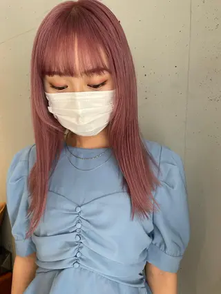 ロング カラー 東 みのりのヘアスタイル