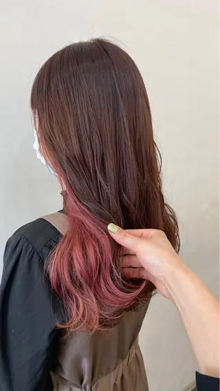 ロング カラー 【Atem 大町店】 永森　優里花のヘアスタイル