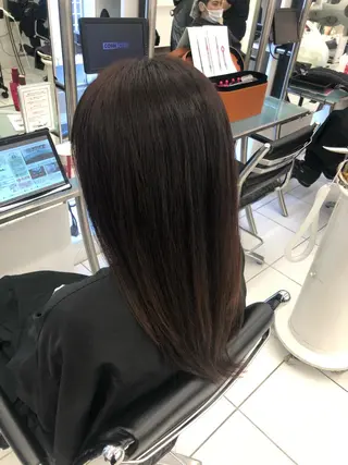 ロング カラー 平田 勘吉のヘアスタイル