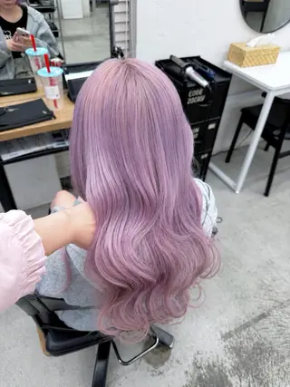 ロング 🎀 のえか/ハイ トーン/ピンク🤍のヘアスタイル