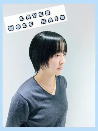 ショート 髪質改善/韓国メンズ カット&パーマ 猿川のヘアスタイル