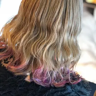 ミディアム カラー 小森 拓哉のヘアスタイル