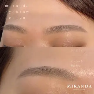 マツエク・マツパ アイブロウ MIRANDA beautyのマツエク・マツパデザイン