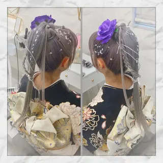ロング ヘアアレンジ ヘアセット/着付け 𓇼 まつもと𓇼のその他イメージ