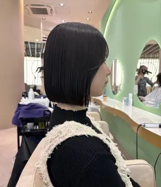 ミディアム ボブ 西宮北口/みなみのヘアスタイル