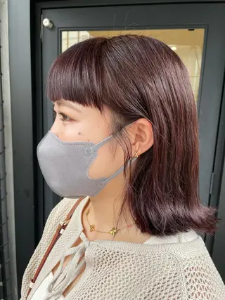 ミディアム カラー 🪞透け感&韓国ヘア 🪞honokaのヘアスタイル