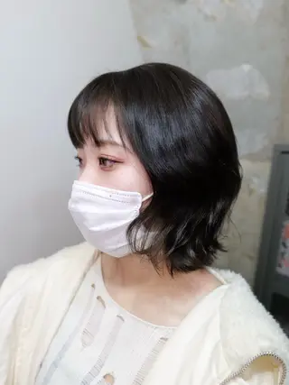 ミディアム カラー 🤍BLEN 窓🤍のヘアスタイル
